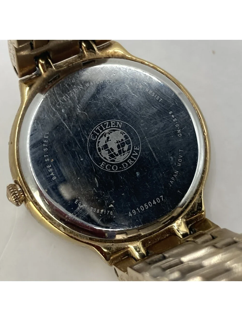 Citizen Eco-Drive Women Watch Gold Tone Diamond Accent Bezel 29mm EQ71-S085176